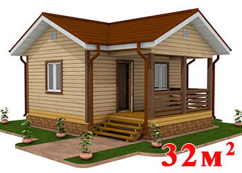 Дачные дома 6х9: проекты и цены на строительство от компании Детинец